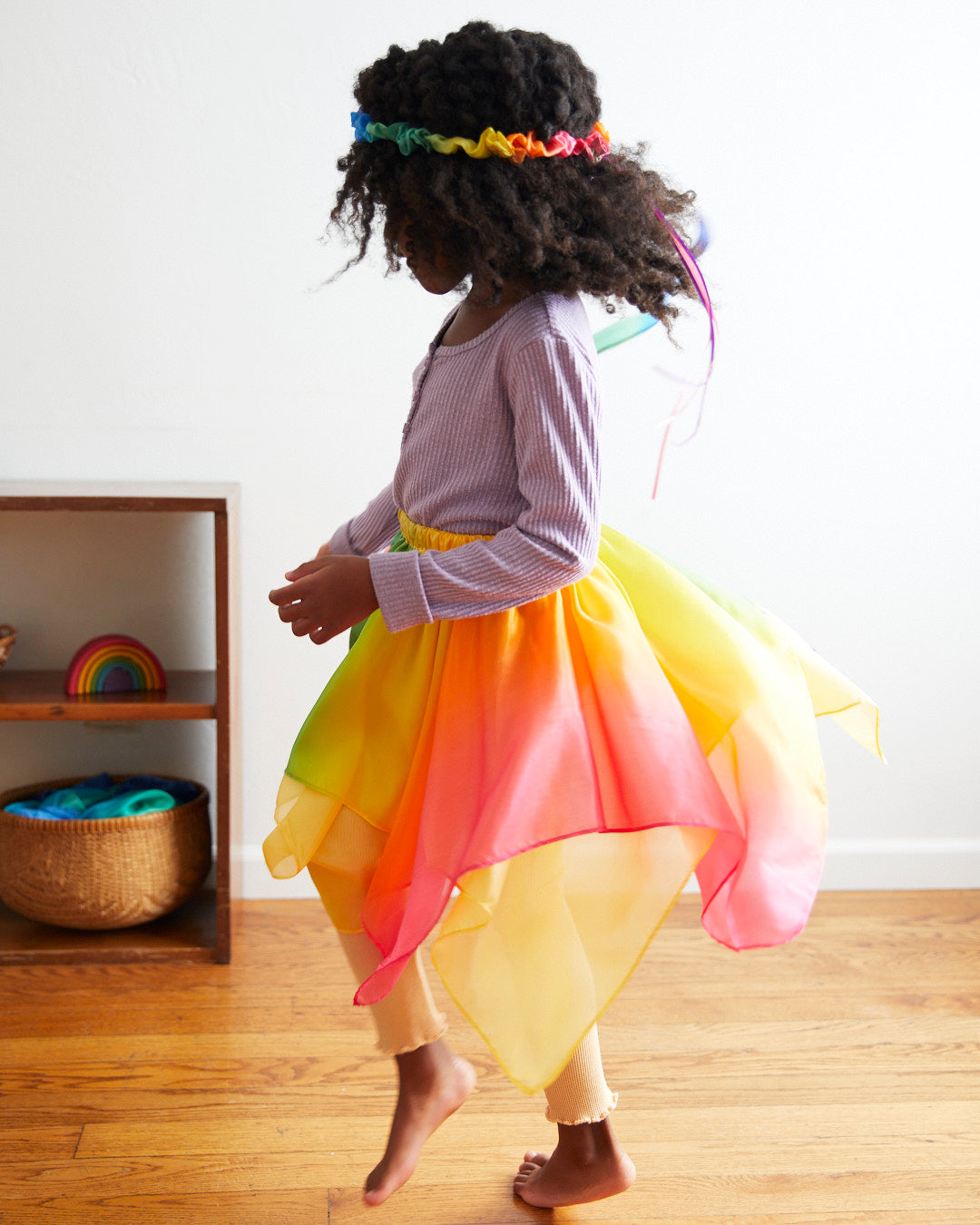 Sarah's Silks Rainbow Fairy Skirt | Playroom Avenue