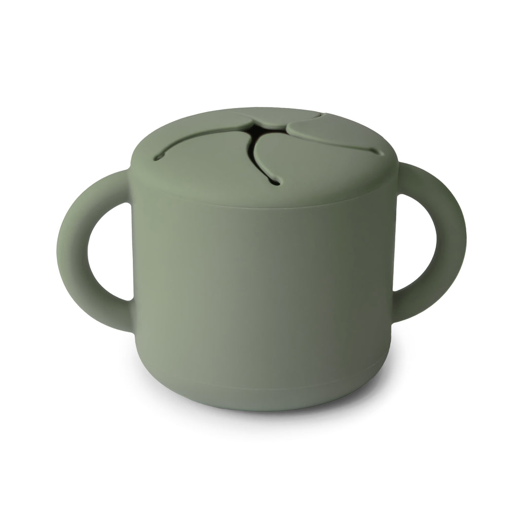 Mushie Snack Cup Dried Thyme | Playroom Avenue