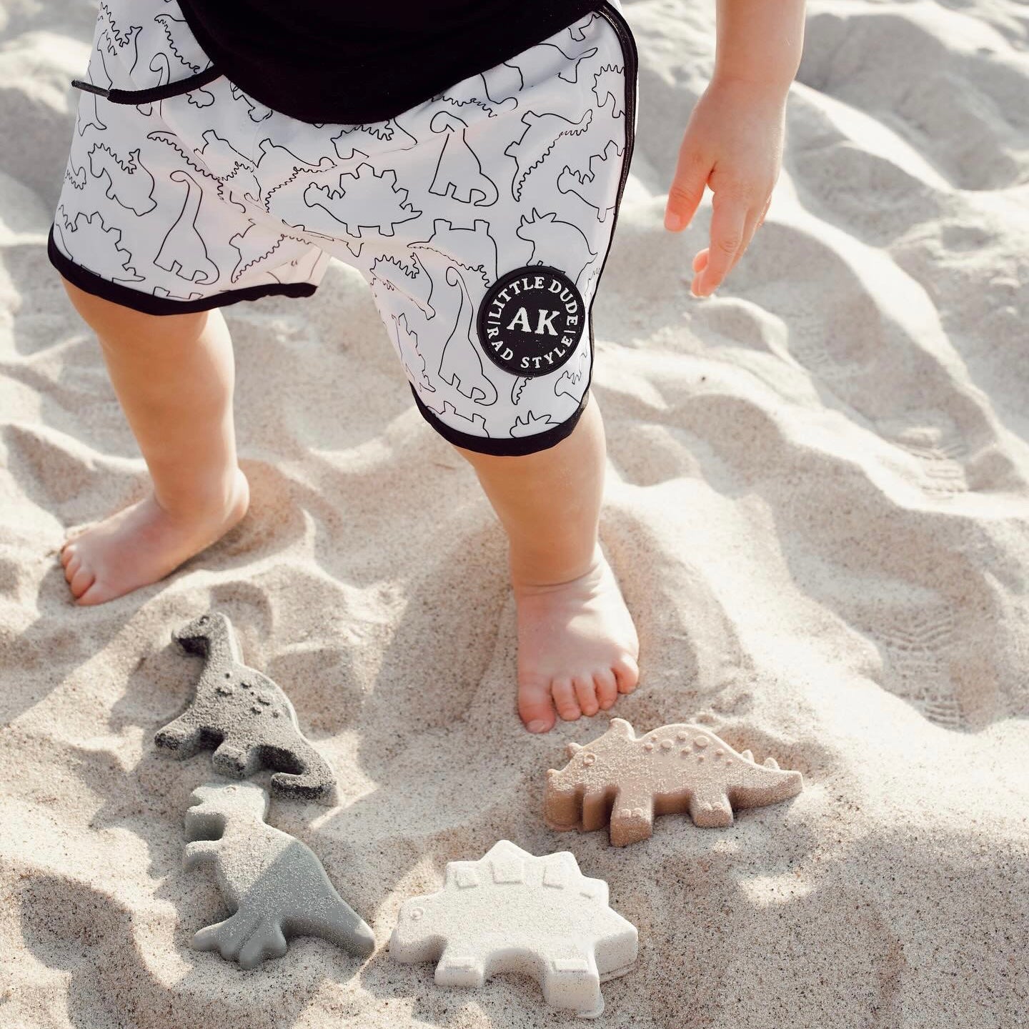 Calla and Friends AK Clothing x C&F Dino Silicone Beach Toy Set | Playroom Avenue