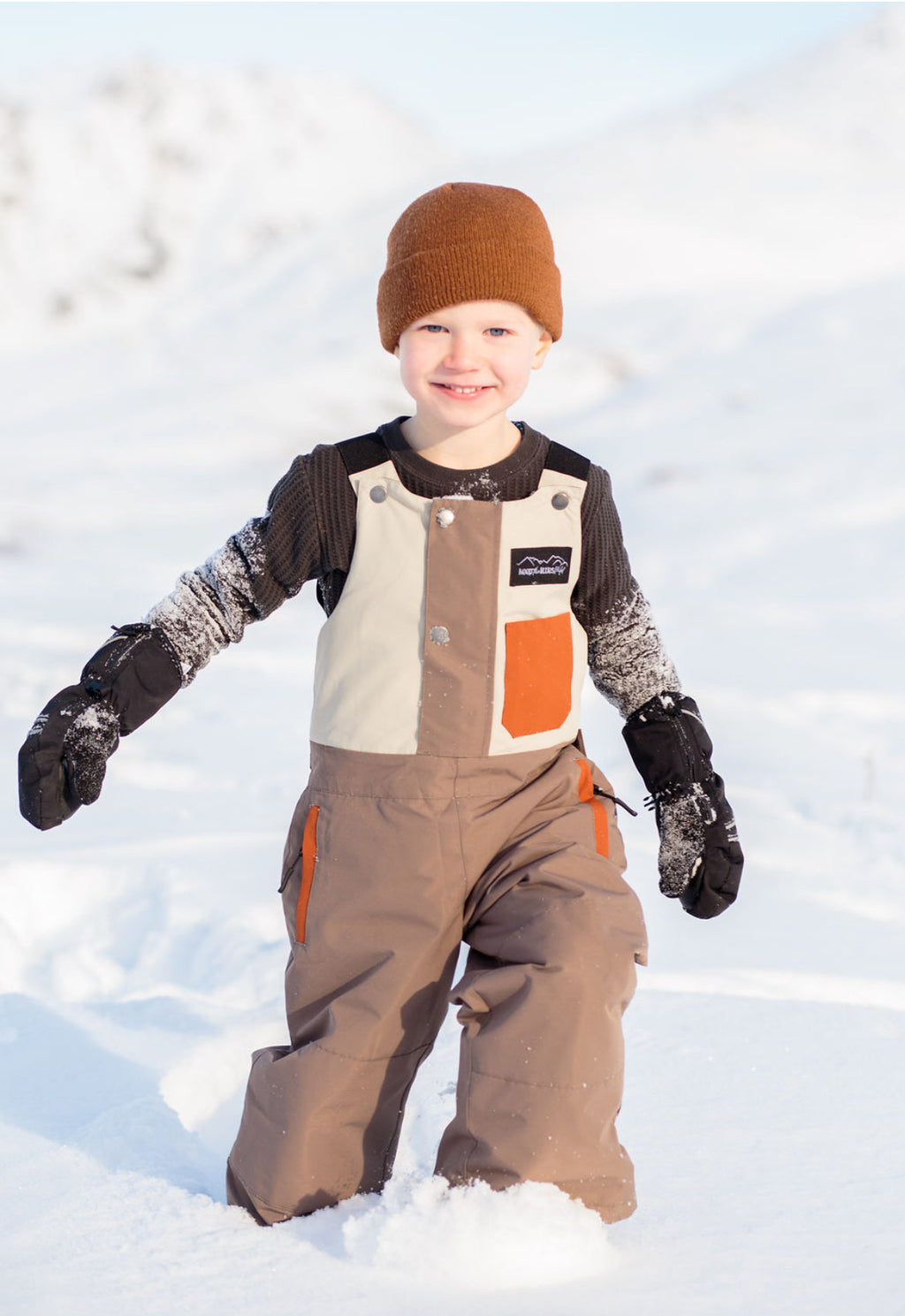 Keep the Littles Wild Waterproof Snow bib for youth and toddler | Playroom Avenue