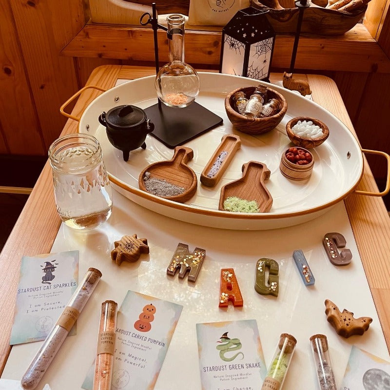 Little Hands and Nature Halloween Stardust Potion Play Kit | Playroom Avenue