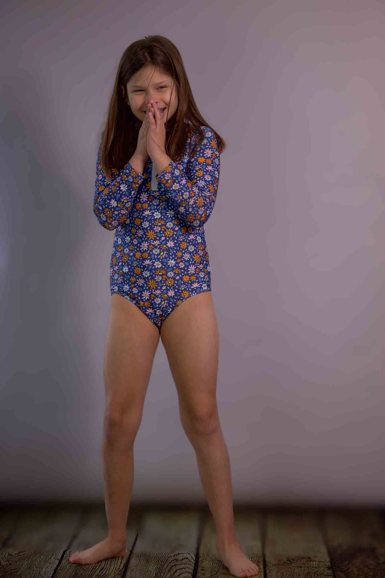 Keep the Littles Wild flowers swimsuit | Playroom Avenue