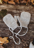 La Petit Lapin Cashmere & Merino Wool Gloves | Grey Merle | Playroom Avenue