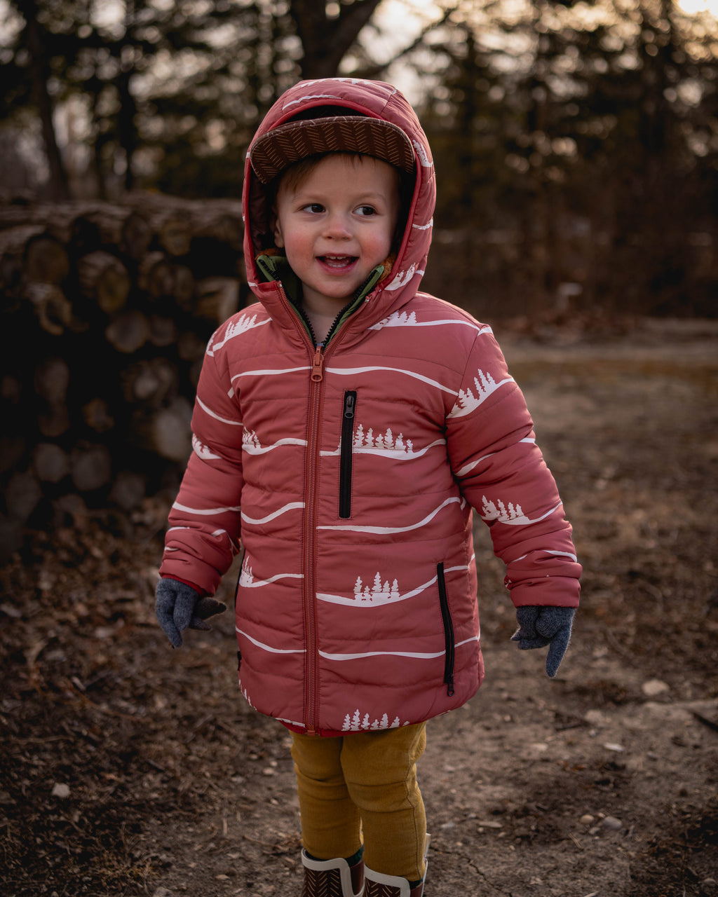Keep the Littles Wild Hills Lightweight Reversible Puffy Jacket - Kids Mountain Adventure Gear | Playroom Avenue