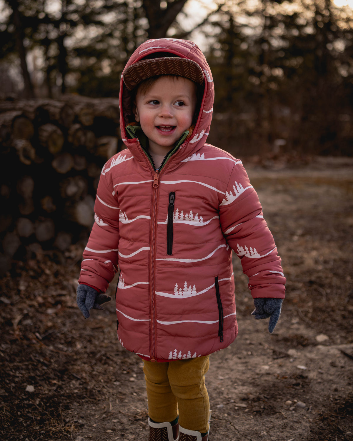 Keep the Littles Wild Hills Lightweight Reversible Puffy Jacket - Kids Mountain Adventure Gear | Playroom Avenue