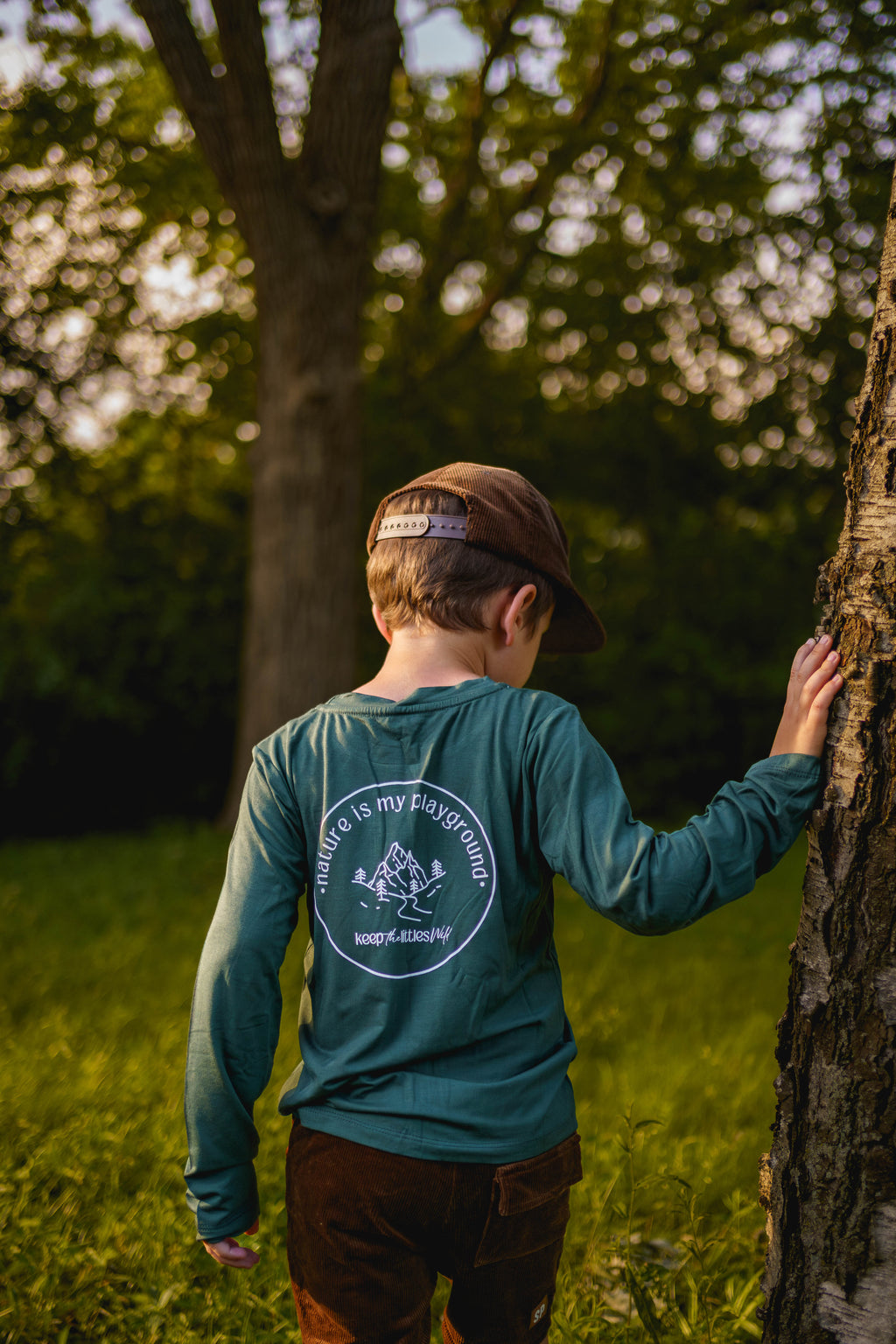 Keep the Littles Wild Hunter green bamboo nature is my playground | Playroom Avenue