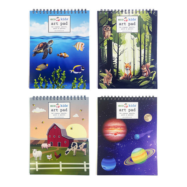 Eco-Kids Art Pad – 8.5x11 in – 50 Pages – by Elseware Unplug | Playroom Avenue
