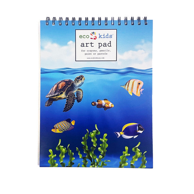 Eco-Kids Art Pad – 8.5x11 in – 50 Pages – by Elseware Unplug Ocean | Playroom Avenue
