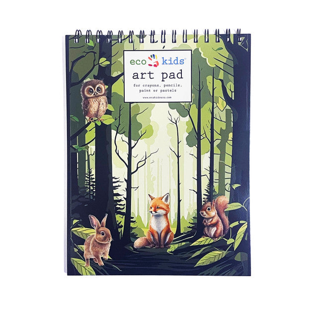 Eco-Kids Art Pad – 8.5x11 in – 50 Pages – by Elseware Unplug Forest | Playroom Avenue