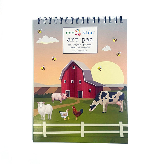 Eco-Kids Art Pad – 8.5x11 in – 50 Pages – by Elseware Unplug Farm | Playroom Avenue