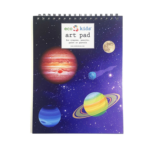 Eco-Kids Art Pad – 8.5x11 in – 50 Pages – by Elseware Unplug Solar System | Playroom Avenue
