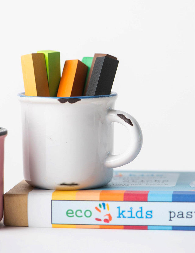 Elseware Unplug Pastel Sticks – Talc-Free Oil Pastels – 12 Vibrant Colors | Playroom Avenue