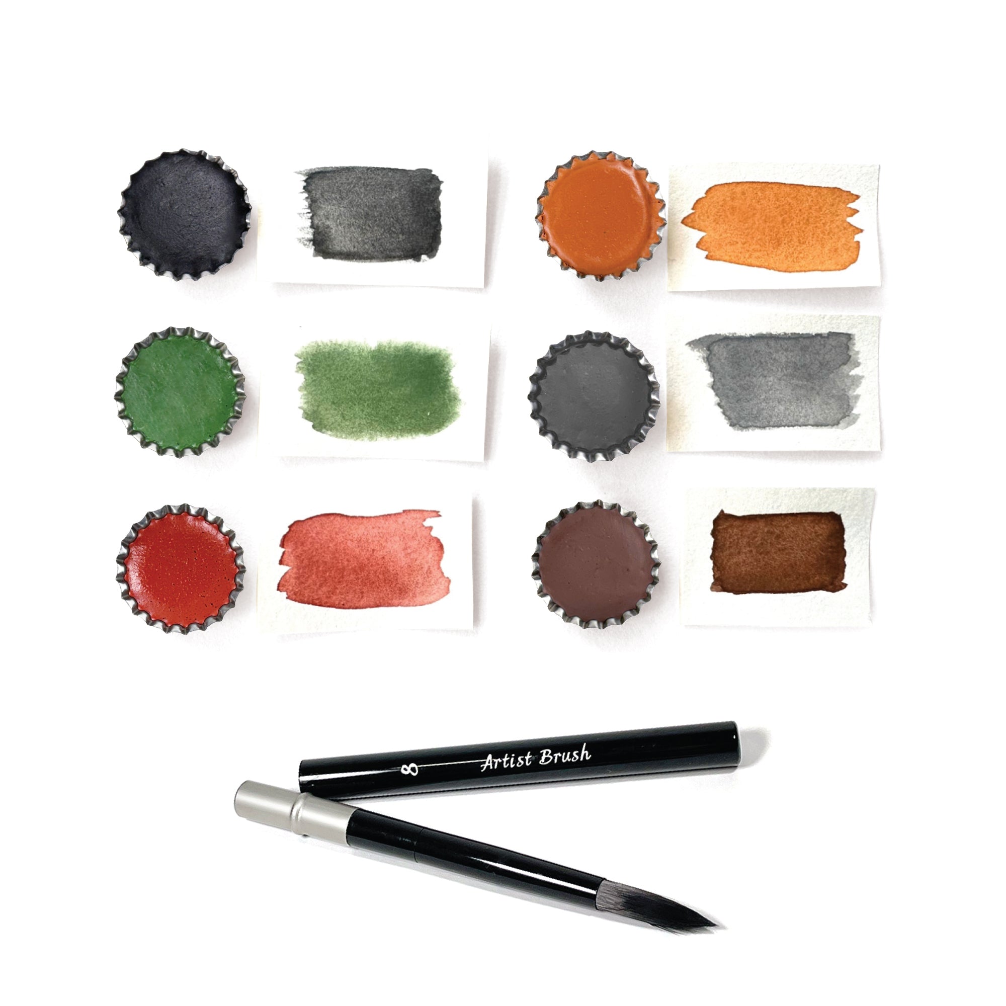Elseware Unplug Handmade Watercolor Set – Earth Paints | Playroom Avenue