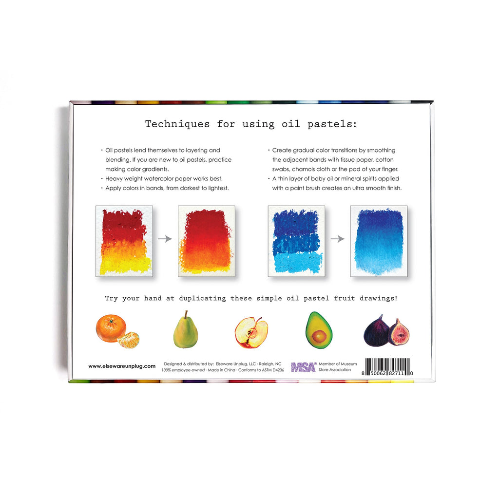 Elseware Unplug Oil Pastels – Talc-Free – Non-Toxic – 24 Colors | Playroom Avenue