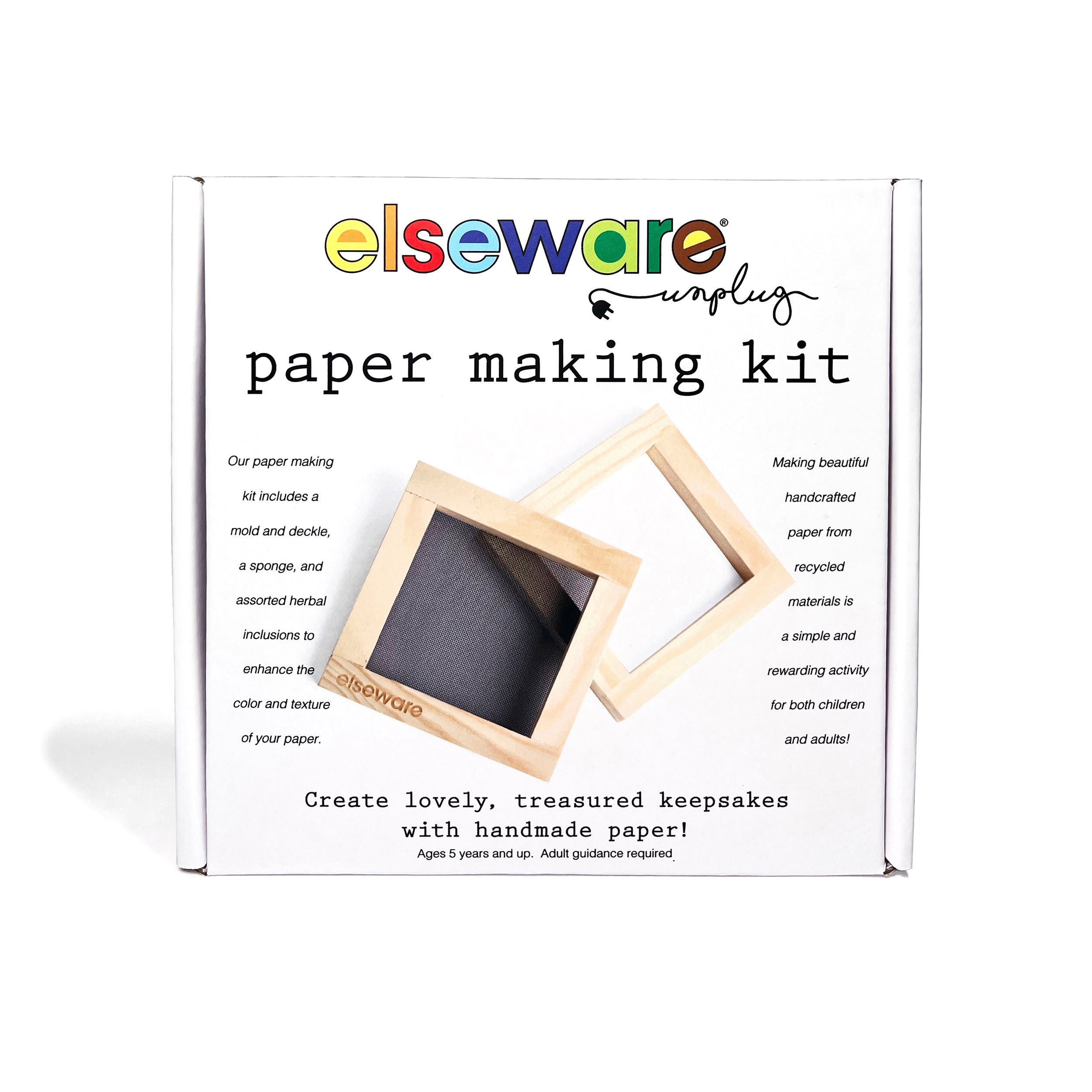 Elseware Unplug Paper Making Kit DIY – Recycled Handmade Paper Craft | Playroom Avenue