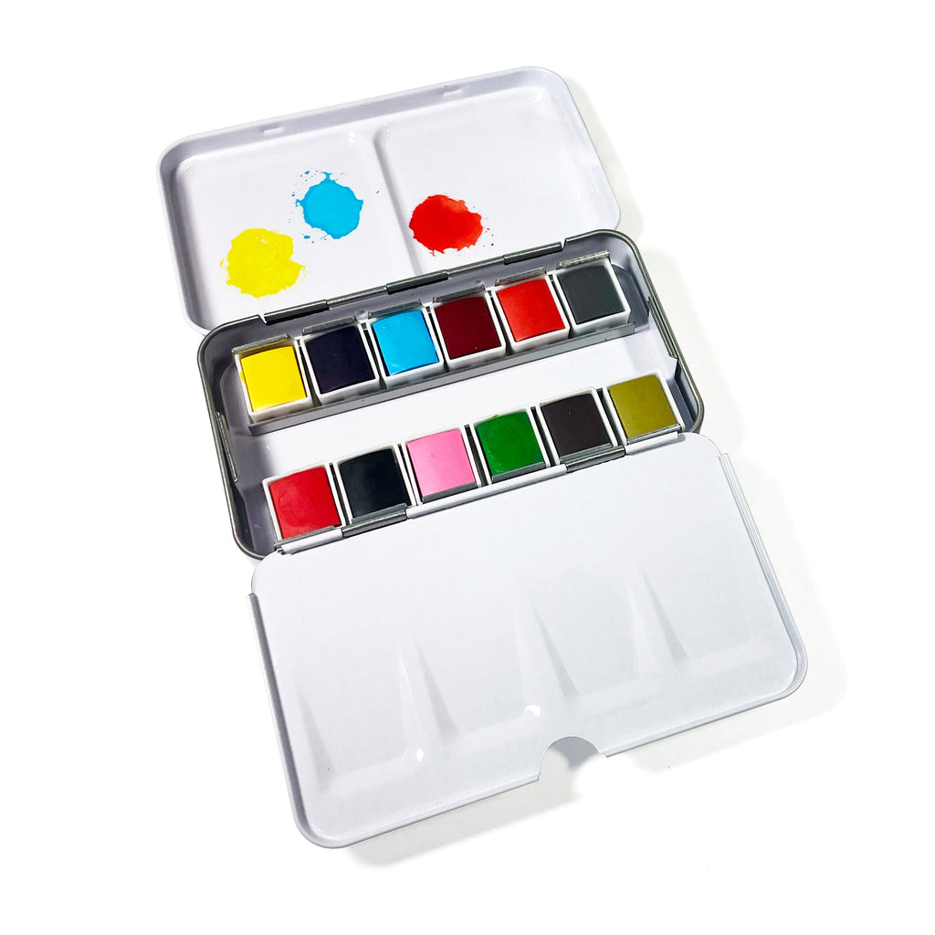 elseware unplug Watercolors To-Go Kit – Travel Friendly – 12 Colors | Playroom Avenue