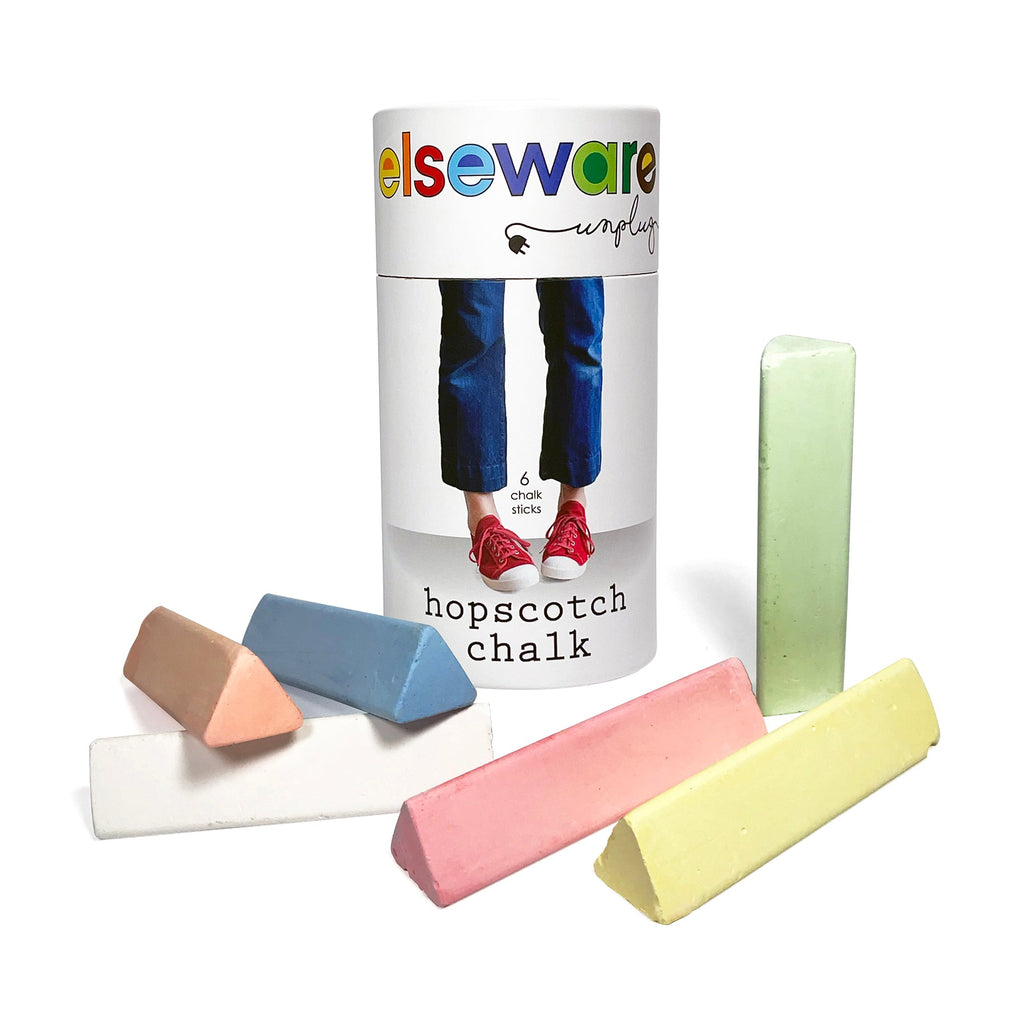 Elseware Unplug Hopscotch Chalk – Talc-Free – Non-Toxic Set | Playroom Avenue