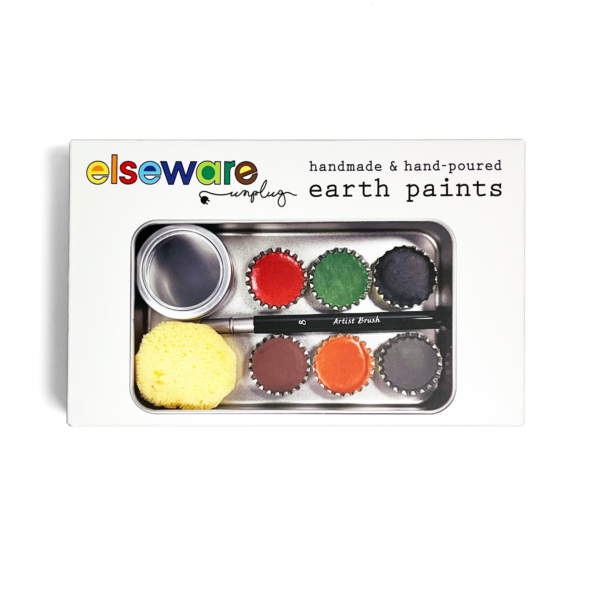 Elseware Unplug Handmade Watercolor Set – Earth Paints | Playroom Avenue