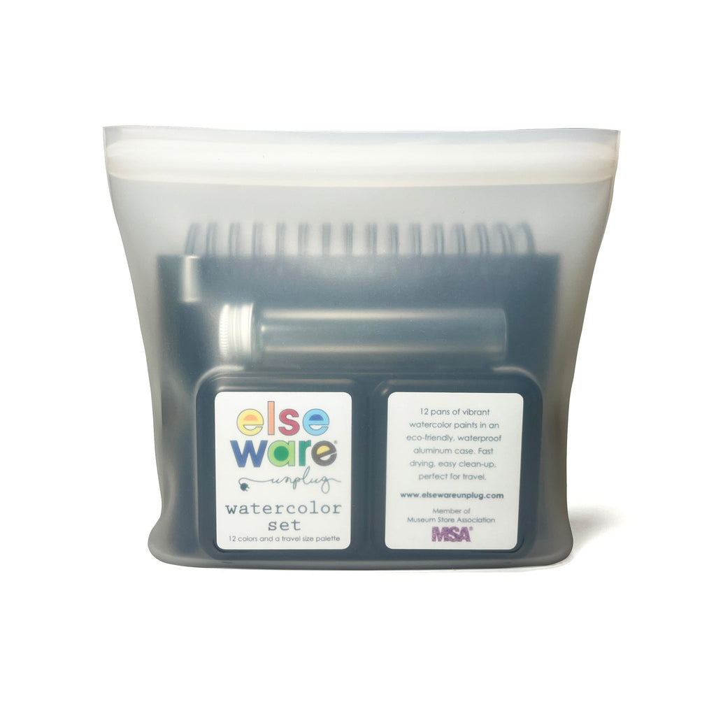 elseware unplug Watercolors To-Go Kit – Travel Friendly – 12 Colors | Playroom Avenue