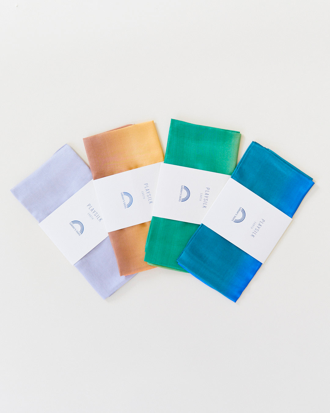Sarah's Silks Earth Playsilk Set of 4 | Playroom Avenue
