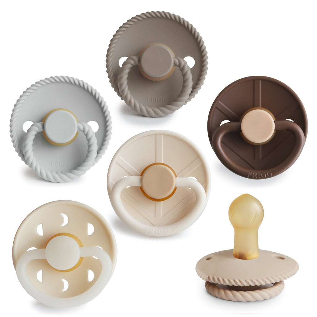 FRIGG Natural Rubber 6-Pack Earthy Wonder 0-6 Months | Playroom Avenue