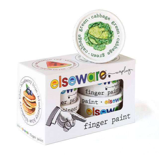 Eco- Kids All-Natural Finger Paint – Long Lasting, Shelf Stable Non-Toxic | Playroom Avenue