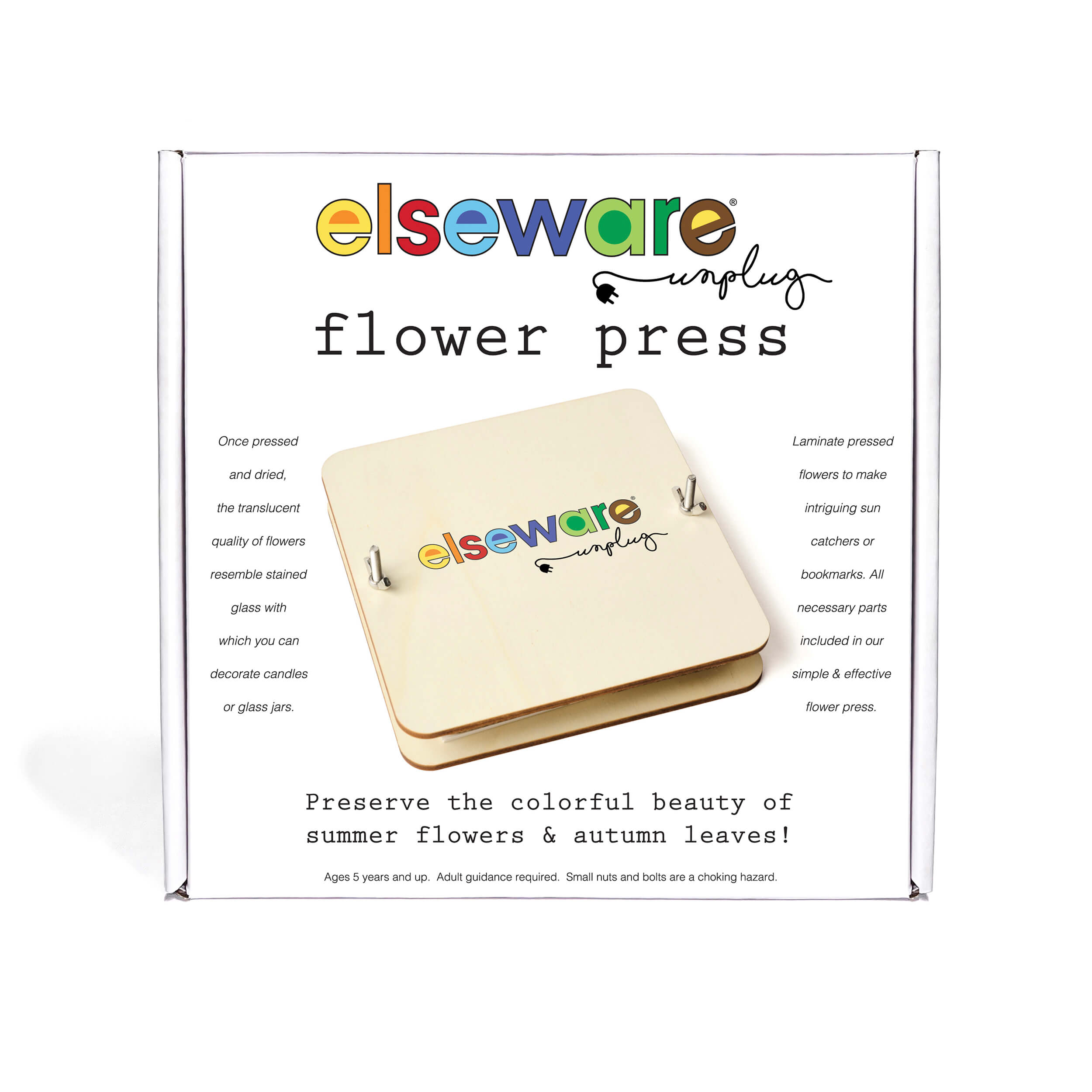 Elseware Unplug Flower Press DIY – Includes All Parts | Playroom Avenue