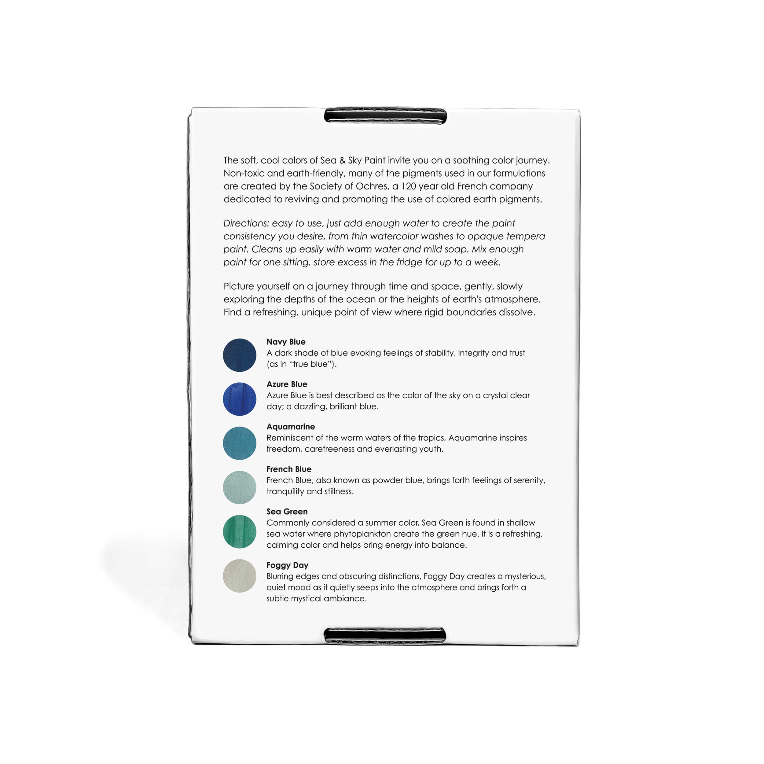 Elseware Unplug Sea & Sky Paint Set – Non-Toxic Earth Pigments (15–17g per Vial) | Playroom Avenue