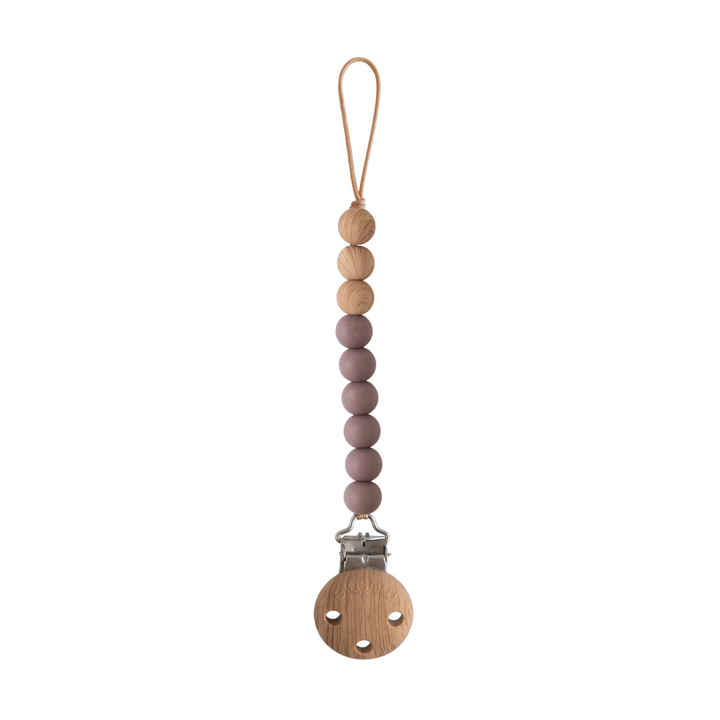 Mushie Silicone Pacifier Clip | Eva Ash | Playroom Avenue