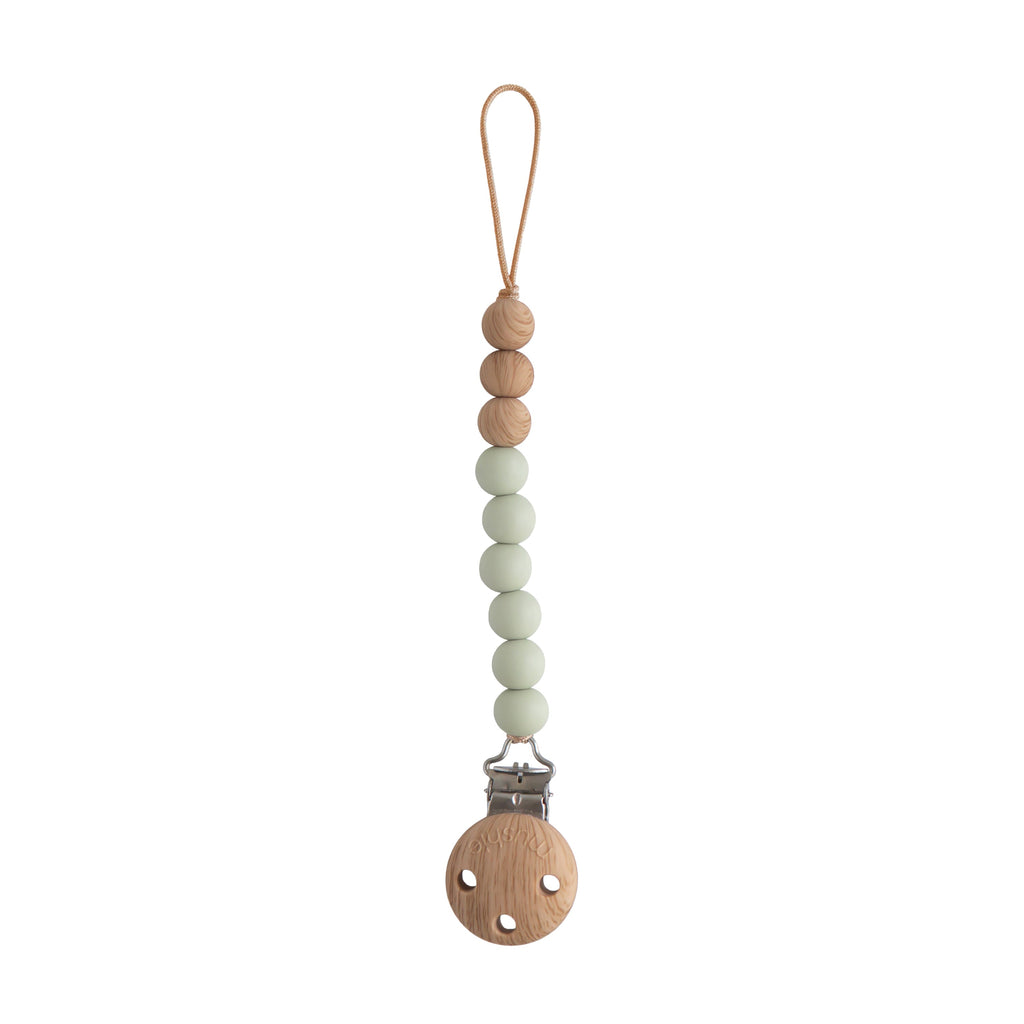 Mushie Silicone Pacifier Clip | Eva Sage | Playroom Avenue