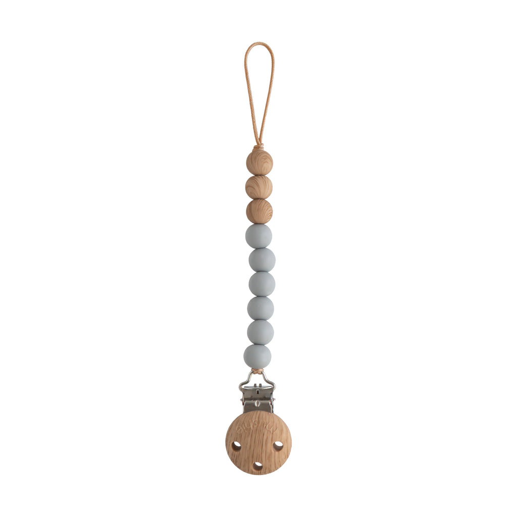 Mushie Silicone Pacifier Clip | Eva Stone | Playroom Avenue