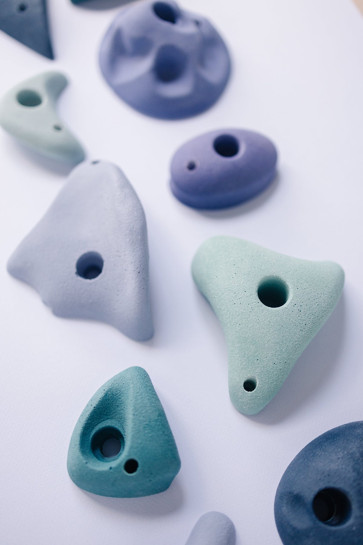 Everett & Avery Co. Premium Rock Climbing Holds (Aurora) - Glow-in-the-Dark Rock | Playroom Avenue