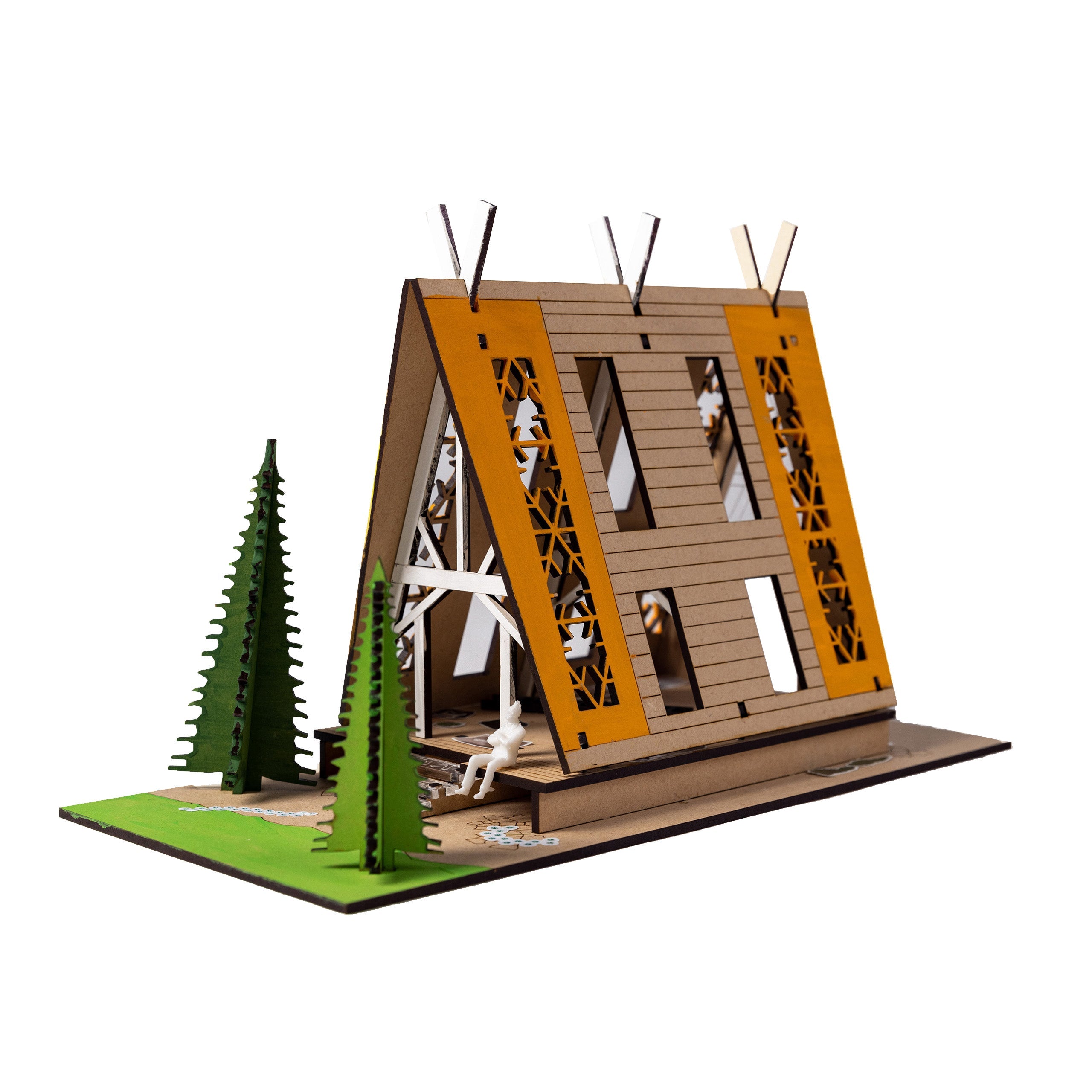 Stix-Brix EVERGREEN CABIN | Playroom Avenue