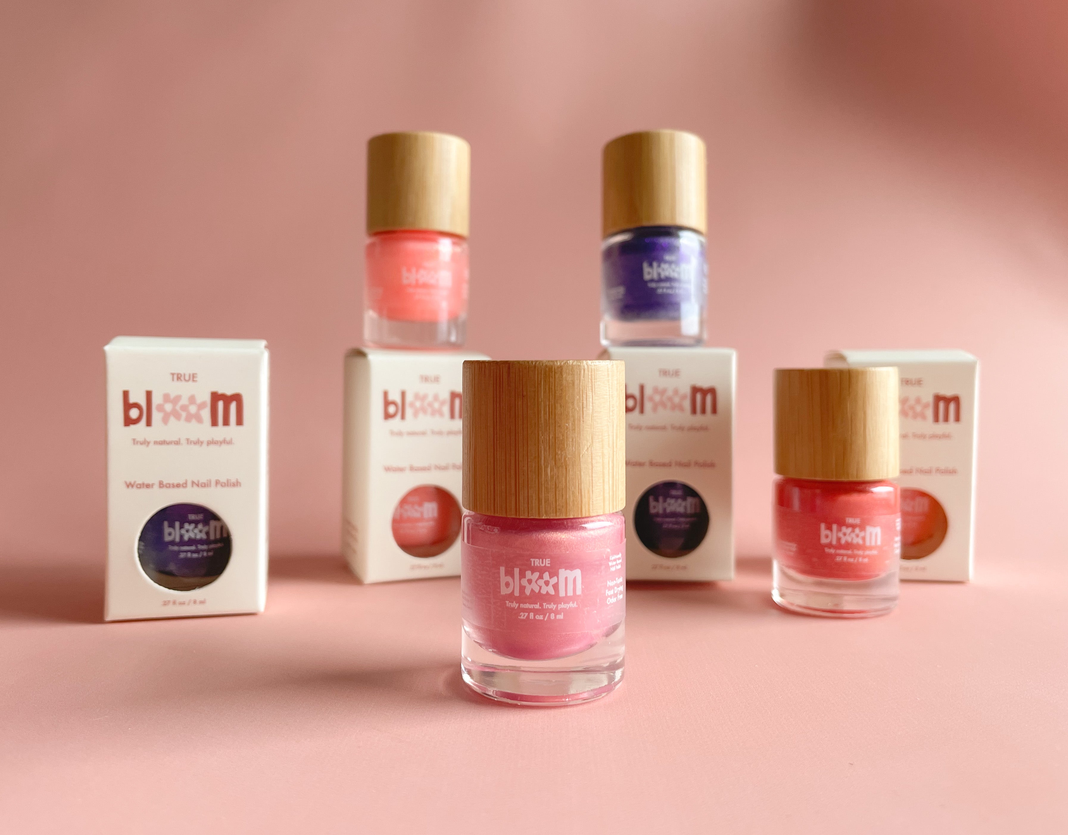 Truebloom Kids Water Based Nail Polish - Set of 4 | Playroom Avenue