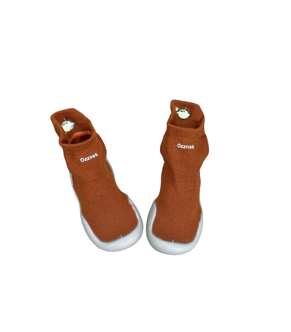 Ozznek Shoes Organic Cotton Sock Shoes – Flexible, Non-Slip Baby Socks - Fruity | Playroom Avenue