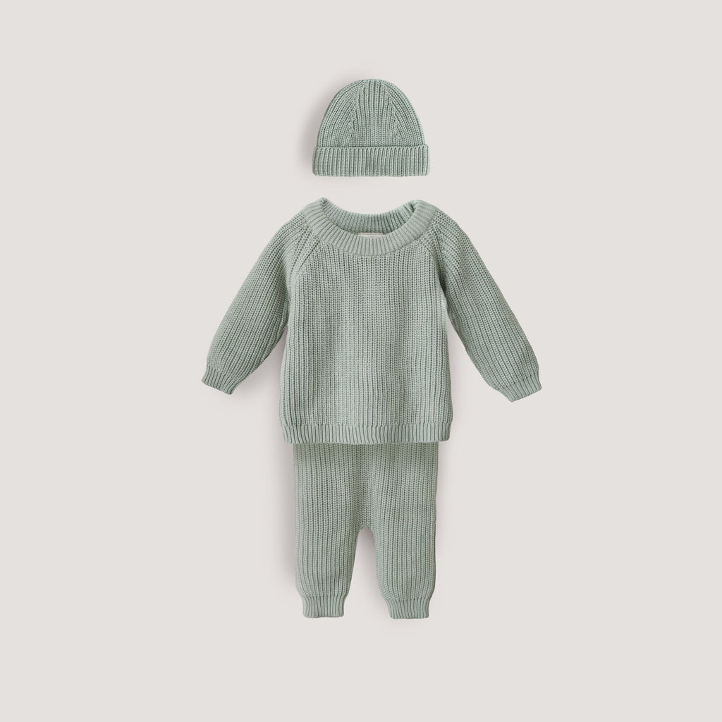 Mushie Chunky Knit Pants | Playroom Avenue