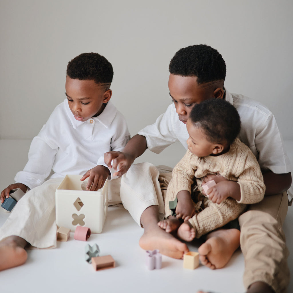 Mushie Shape Sorting Box | Playroom Avenue