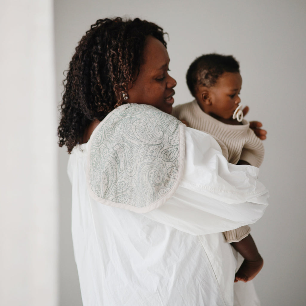 Mushie Organic Cotton Muslin Burp Cloth 2-Pack | Playroom Avenue