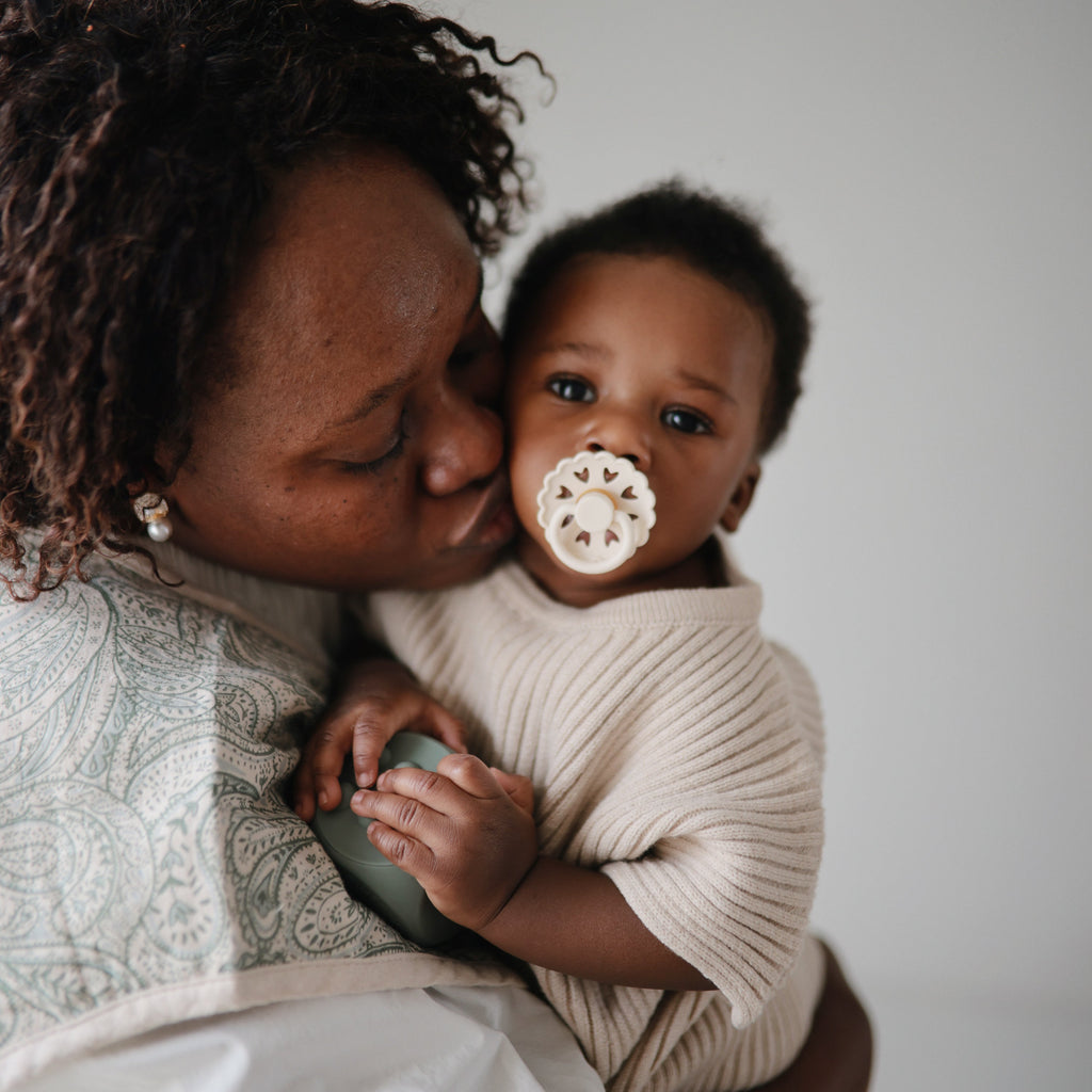 Mushie Organic Cotton Muslin Burp Cloth 2-Pack | Playroom Avenue