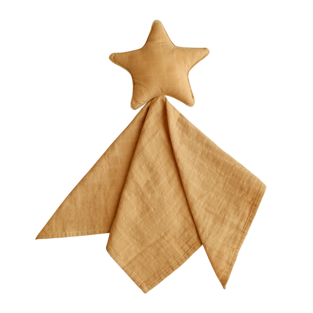 Mushie Star Lovey Blanket Fall Yellow | Playroom Avenue