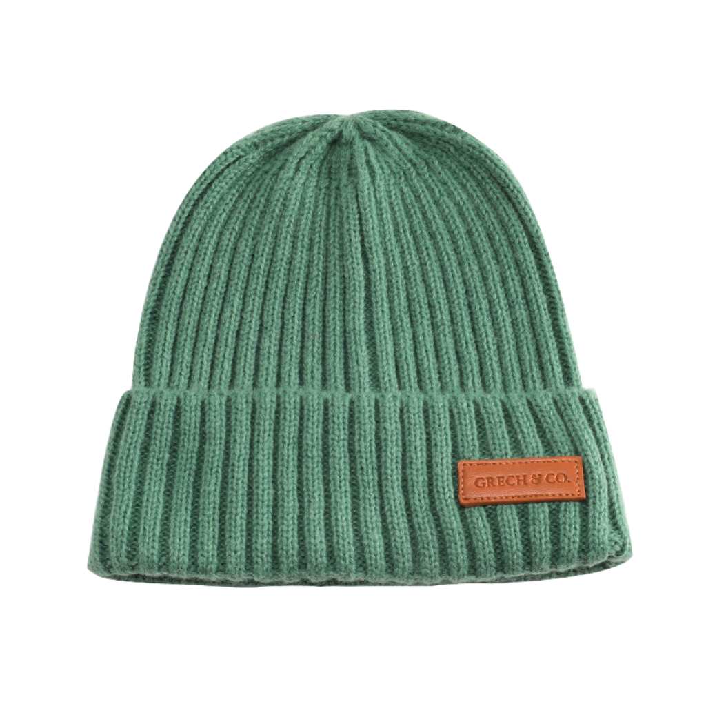 GRECH & CO. Knit Beanie Wide Rib | Fern | Playroom Avenue