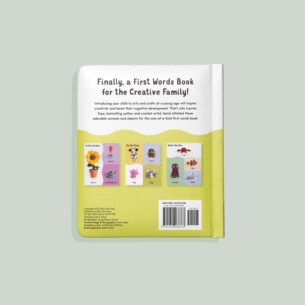 First Words with Cute Embroidered Friends | Playroom Avenue