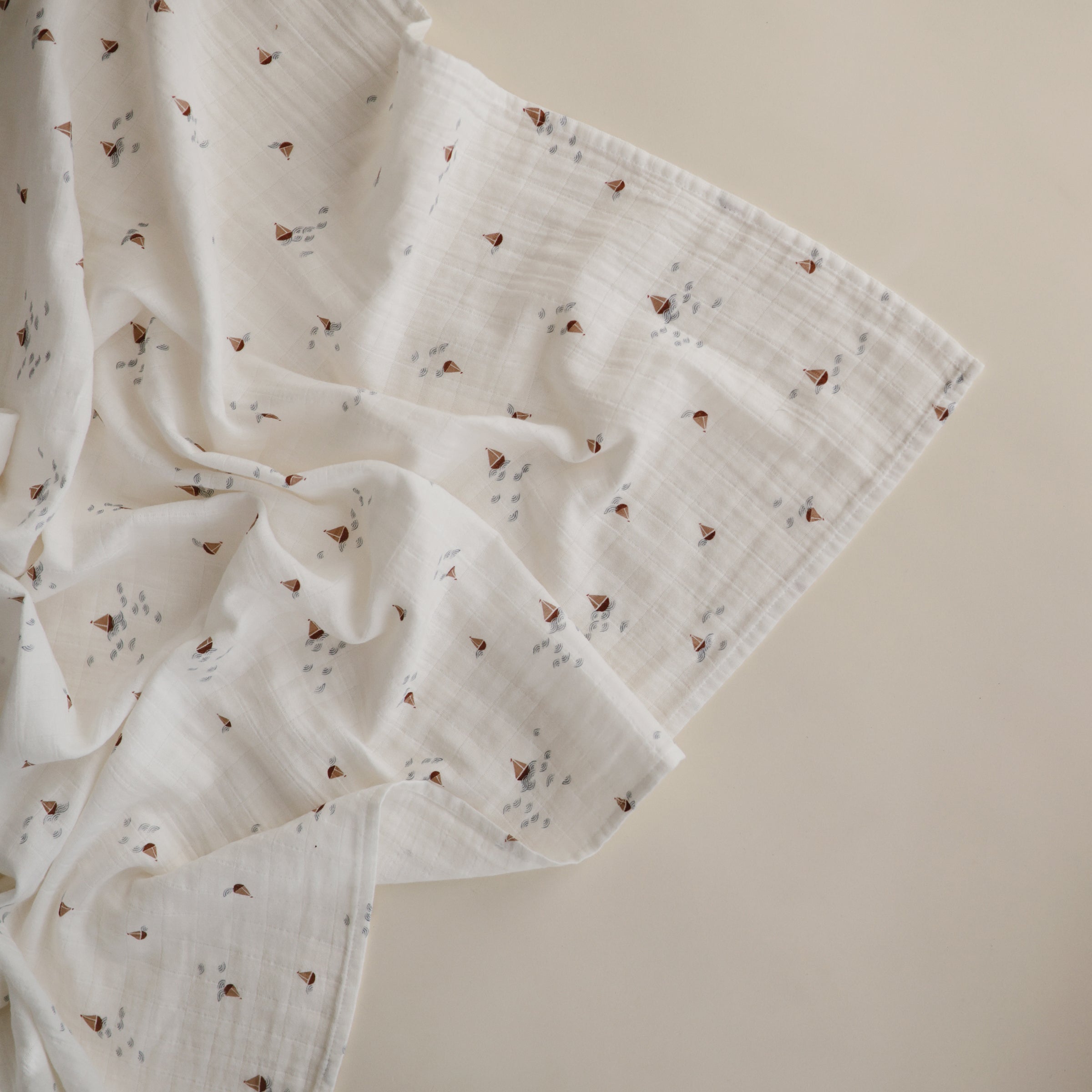 Mushie Organic Cotton Muslin Swaddle Blanket | Playroom Avenue