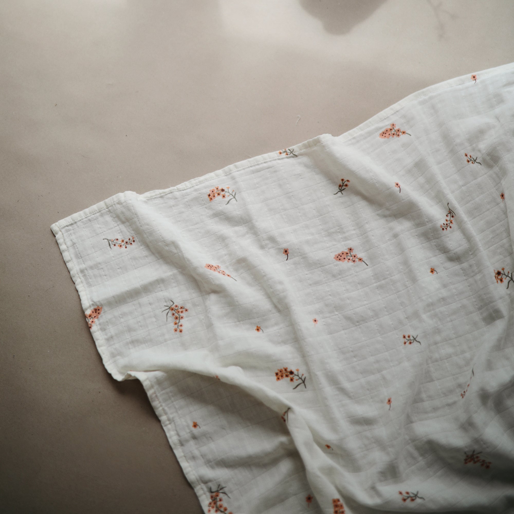 Mushie Organic Cotton Muslin Swaddle Blanket | Playroom Avenue