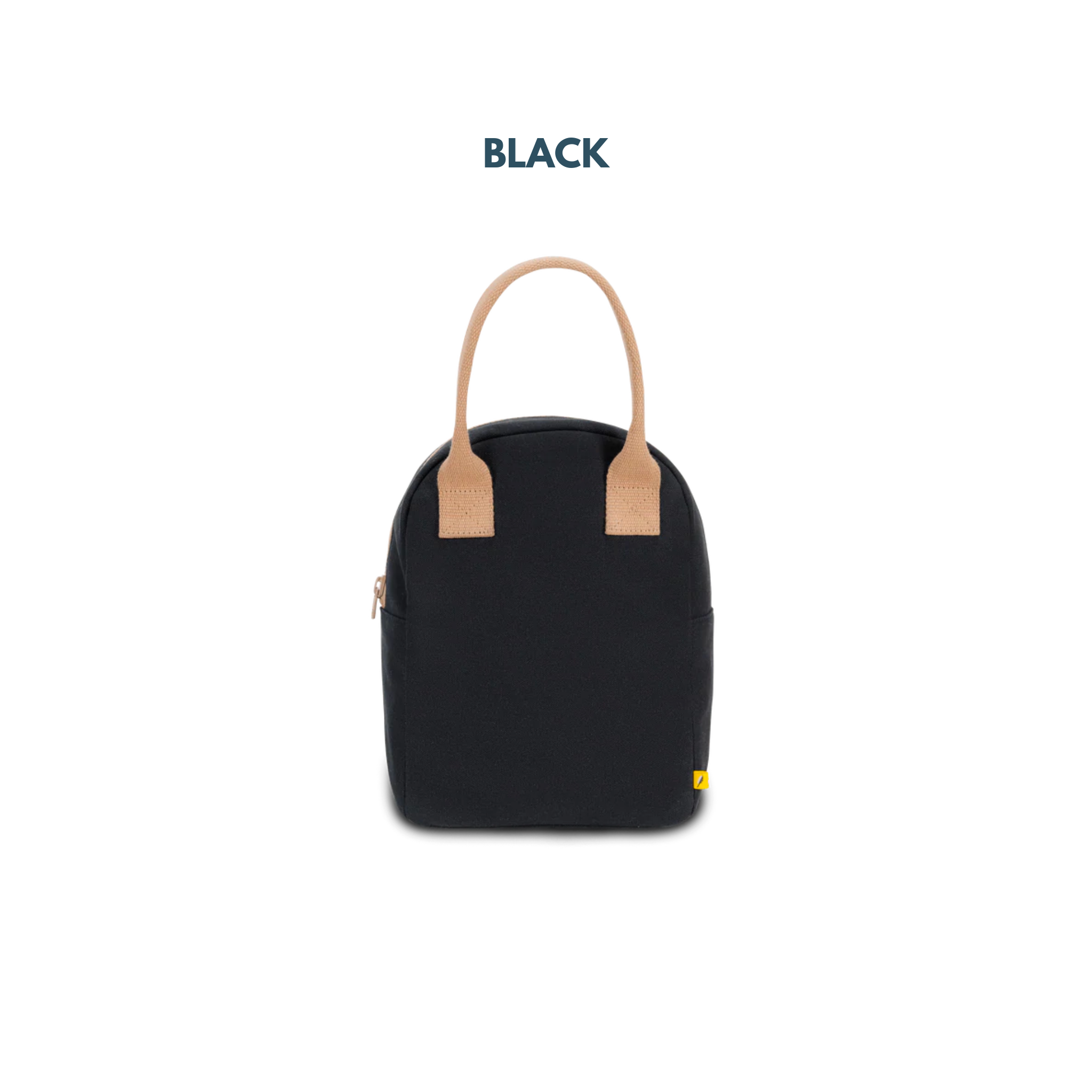 The Good Kiind Lunch Bags Carbon (Tan strap) | Playroom Avenue