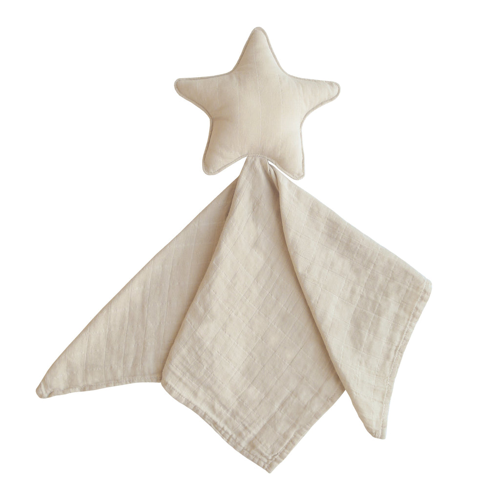 Mushie Star Lovey Blanket Fog | Playroom Avenue