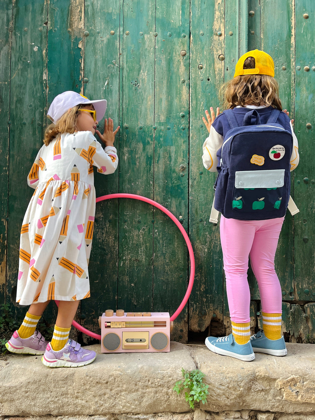 Mon Coeur Recycled Materials Apple Backpack