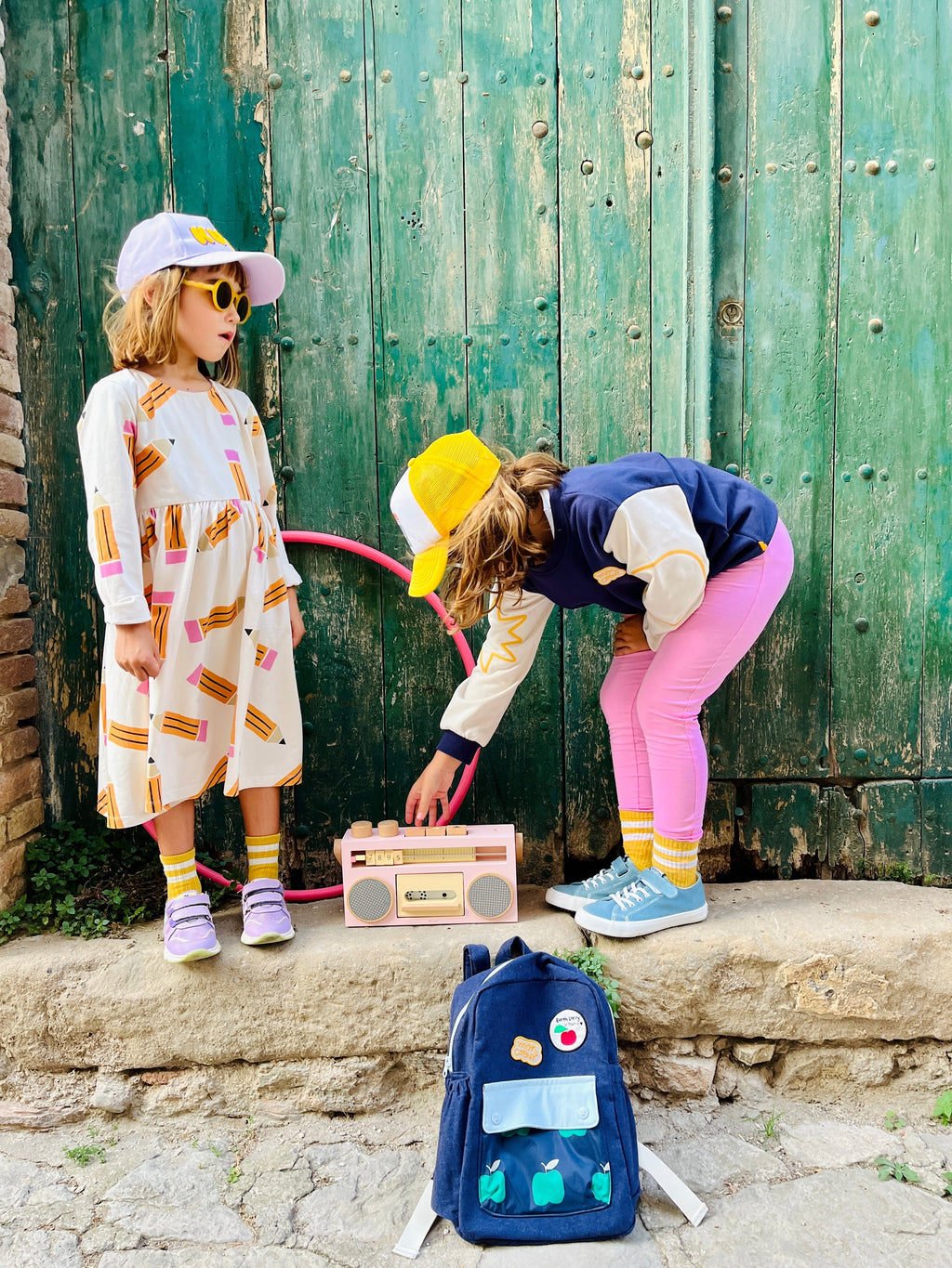 Mon Coeur Recycled Materials Apple Backpack