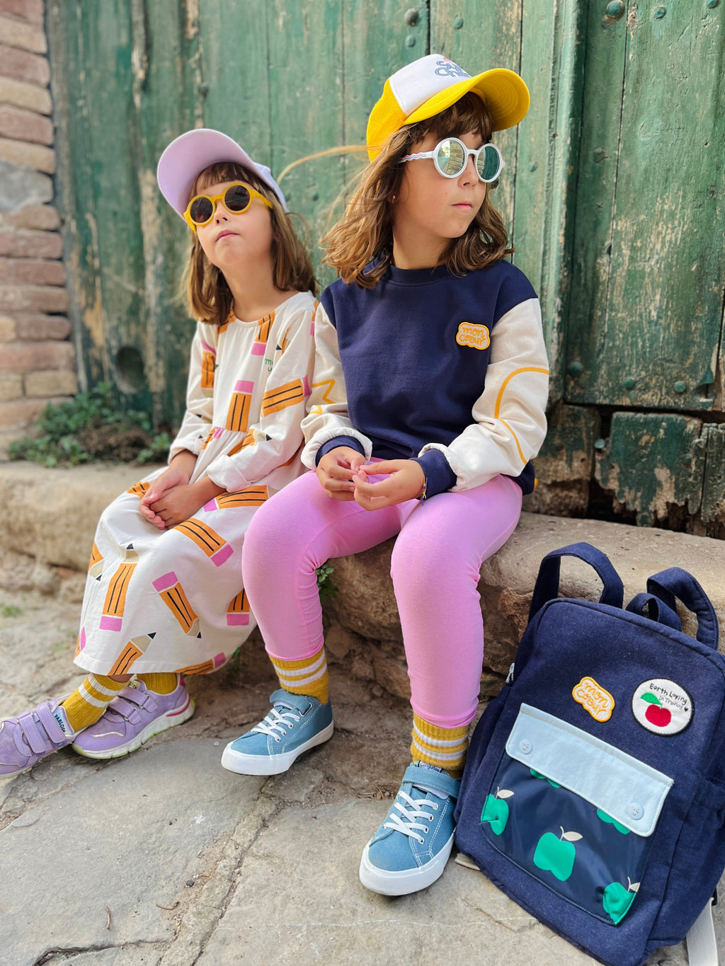 Mon Coeur Recycled Materials Apple Backpack