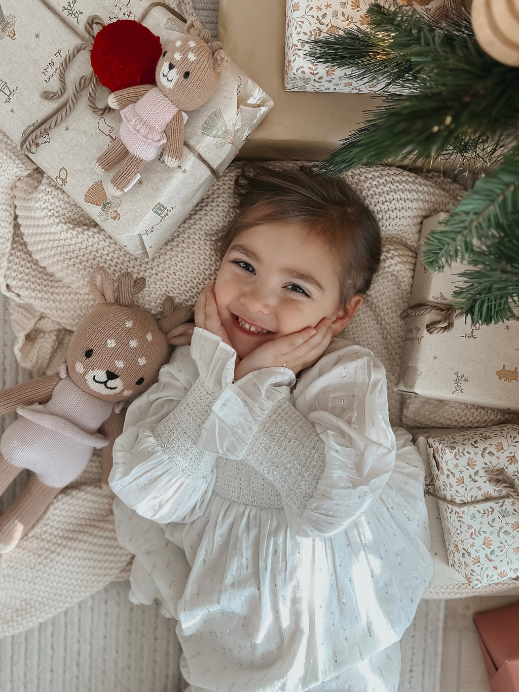 La Petit Lapin Harlow | Cotton Sparkle Dress | Wink | Playroom Avenue